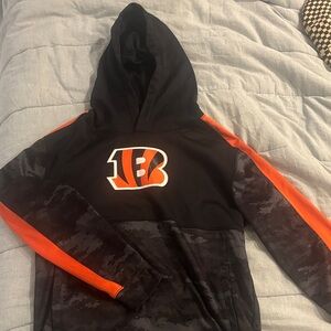 Cincinnati Bengals NFL Youth Team Apparel Hoodie in Black and Orange